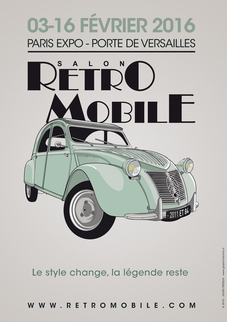 Affiche-Retromobile-Citroen-2CV